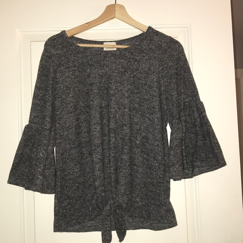 Gray blouse